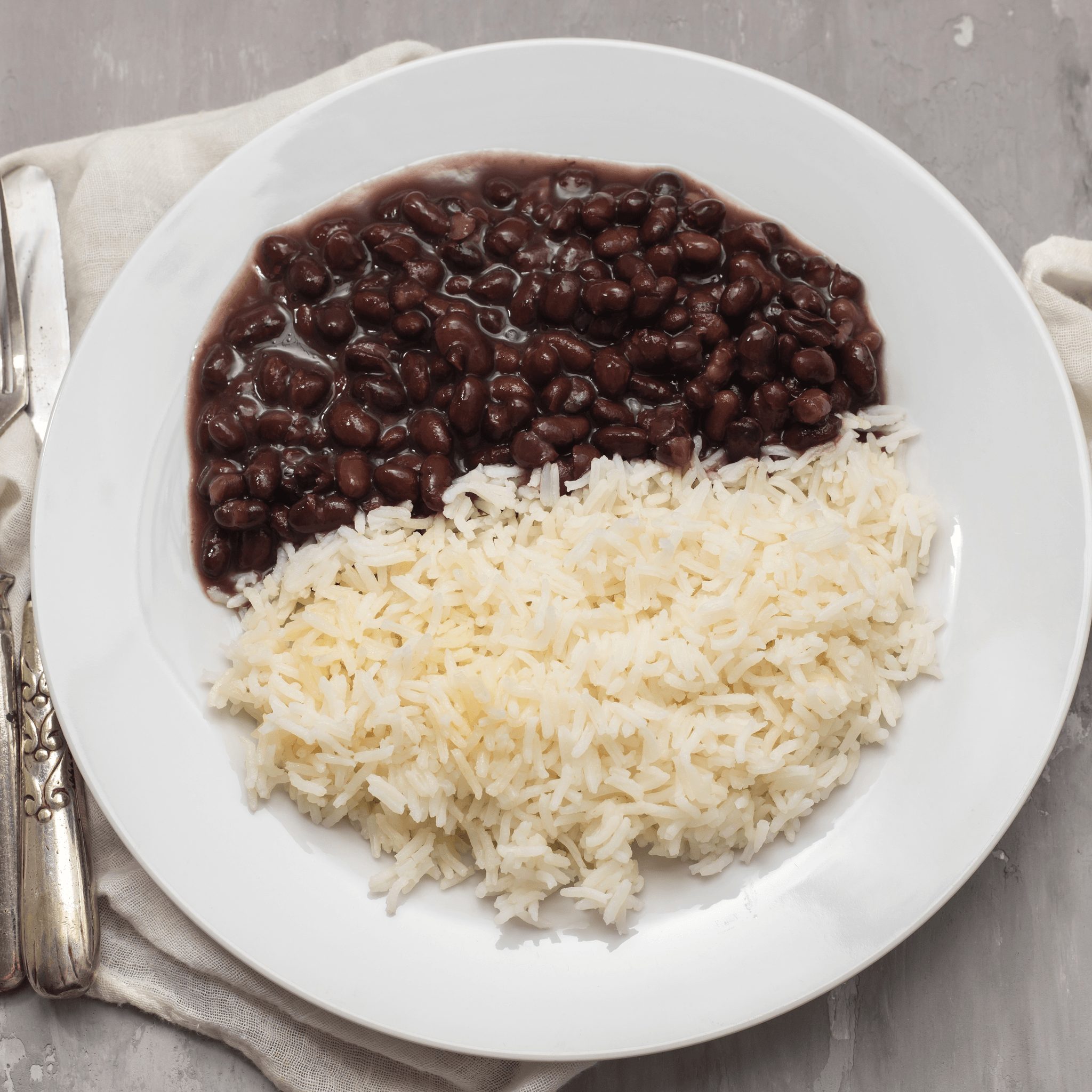 1/2 Rice and Beans.