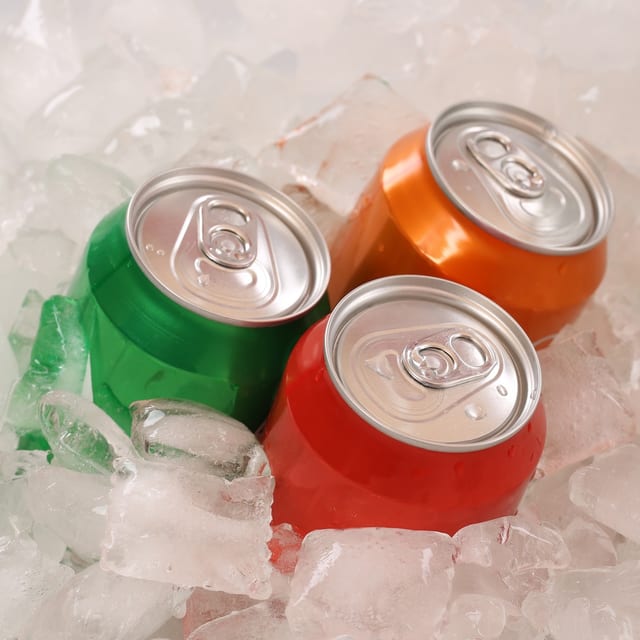 Assorted Individual Sodas.