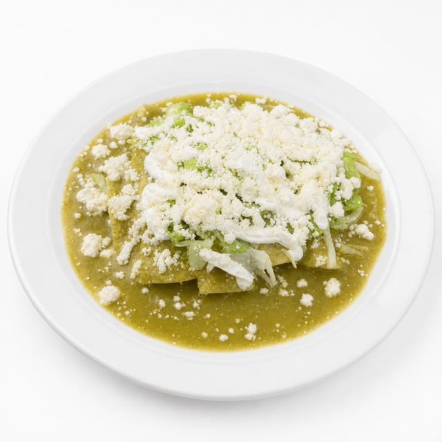 Enchiladas Verde Mild Hot.