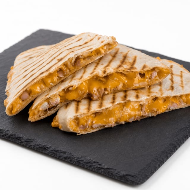 Kids Two Corn Cheese Quesadillas.
