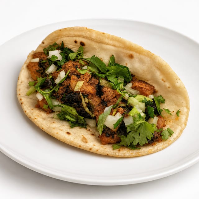Chorizo con Papas Tacos.